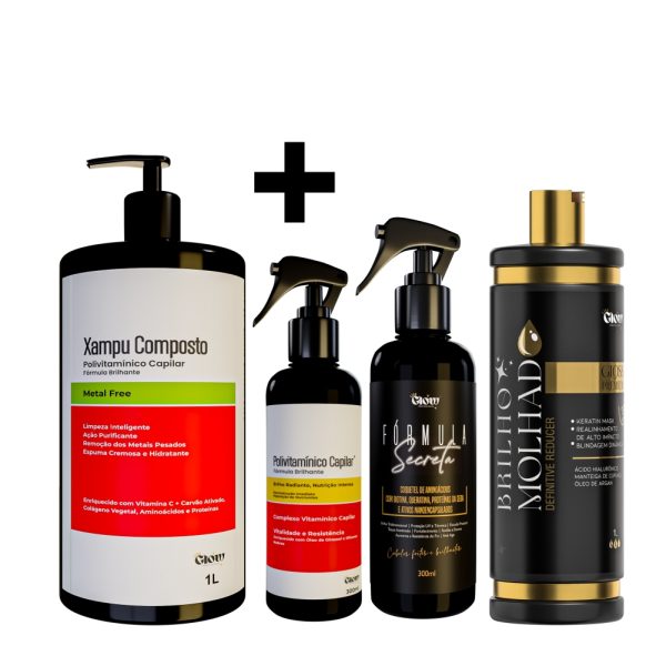 Kit Lisa Glow Especialista - 4 itens